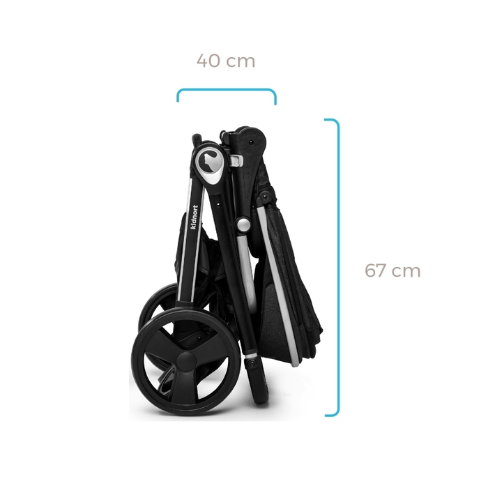 Спортивний візок Kidnort Isbjörn 2024, сірий