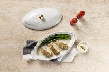 Форма для запікання Le Creuset Fisch, біла