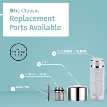 Дозатор для збивання вершків з нержавіючої сталі - Cream Whipper Otis Classic - 1 Pint