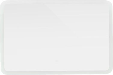 Дзеркало для ванної кімнати ML-Design з LED-підсвічуванням, 90 x 60 см, білий колір, сенсорне керування