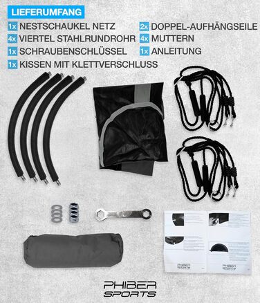 Дитяча гойдалка-гніздо на вулицю, діаметр 100 см, з подушкою та ручками, регульована висота, стійка до погодних умов, довговічна. Підходить для ігор в приміщенні та на вулиці.