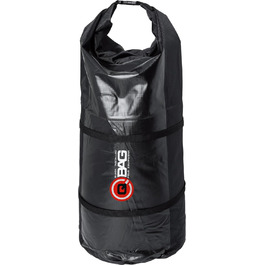 Багажний рулон, водонепроникна сумка для мотоцикла, чорна, 50 літрів