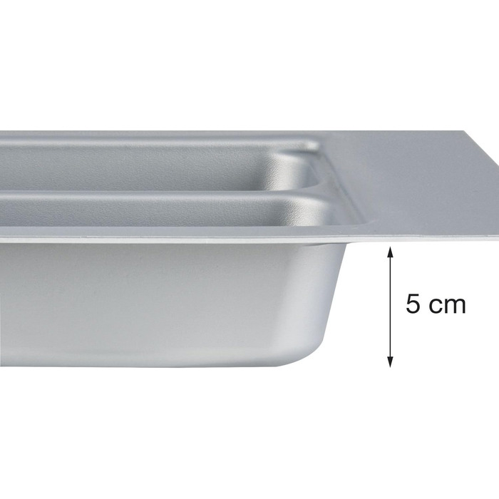 Лоток для столових приборів Hettich Atira Orga Tray 440 Silver grey, L700xW520xH55, змінний лоток для столових приборів для кухонних шухляд, макс. 50 символів