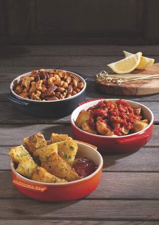 Тарілка для тапас Le Creuset, 500 мл, 14 см, чорна глянцева, 72102141400001 (Червона)<br>