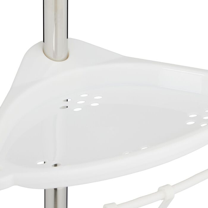 Поличка для душу Relaxdays, телескопічна