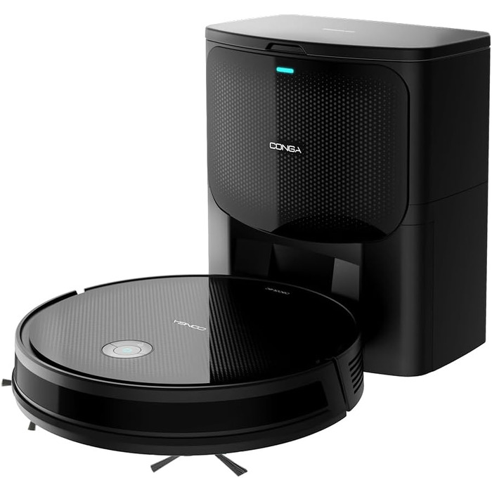 Робот-пилосос Cecotec Conga 2499 Ultra Home Advanced з базою самостійного очищення, гіроскоп, 2100Pa, Wi-Fi, моп, автоматичне розпізнавання мішка 3L