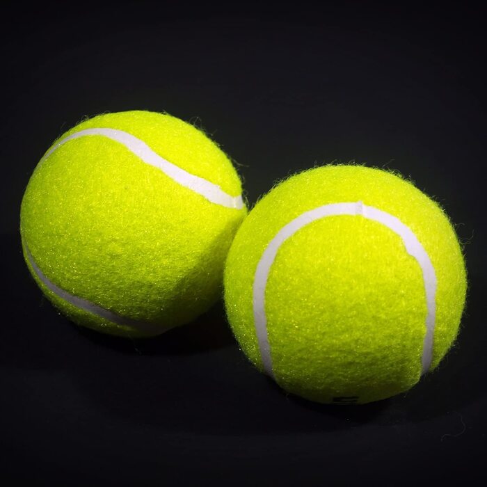 Просунуті тенісні м'ячі Tebery 20 шт. для початківців, тренувальний м'яч для домашніх тварин, з сітчастим пакетом для зручного перенесення, зелений