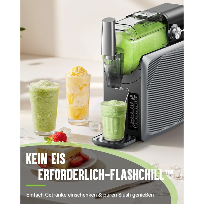 Машина для смузі без льоду, 2L, самоочищення, 5 програм, смузі, маргарита, фраппе, молочний коктейль (S1.2)