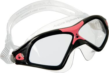 Чоловічі окуляри Aqua Sphere Seal XP2, прозорі лінзи (один розмір) (чорний/червоний)