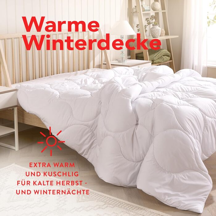 Ковдра зимова John Cotton New Way 240x220 - тепла, дихаюча, для алергіків, сертифікат Öko-Test, мікрофібра