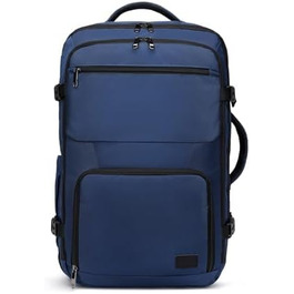 Рюкзак KONO для ручної поклажі в літак, великий, водонепроникний, 55 x 35 x 20 см, 38L (Navy)