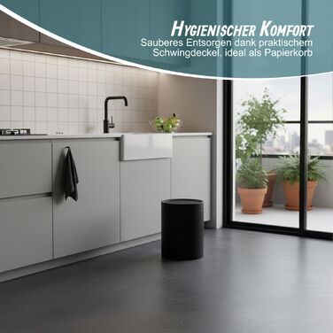 Контейнер для косметики Relaxdays з кришкою-гойдалкою, 6 літрів