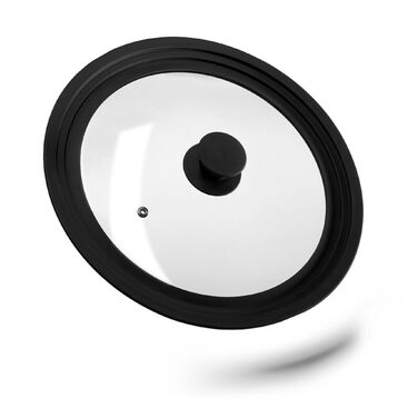 Кришка для каструлі Relaxdays 26-30 см з силіконовим краєм