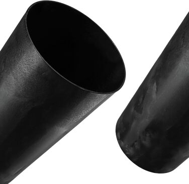 Набір горщиків KADAX (3 шт.) з дерев'яною стружкою, чорний бетон, 19,25, 30 см