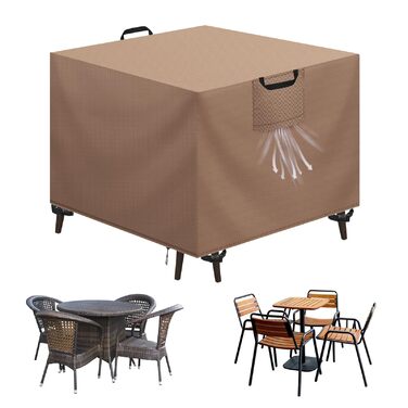 Захисний чохол для садово-патіо меблів, водонепроникний, 420D Oxford, Anti-UV, 90x90x90 см