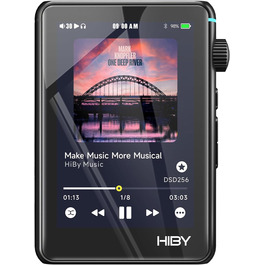 HiBy R3 II MP3-плеєр Bluetooth 5.1, MQA, DSD, PCM, підтримка Tidal/Qobuz, Hi-Res Audio, баланс 4.4 мм, розширення пам'яті до 2 ТБ, версія 2025