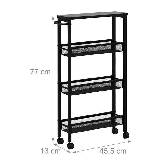 Органайзер Relaxdays для ванної кімнати з 4 ярусами