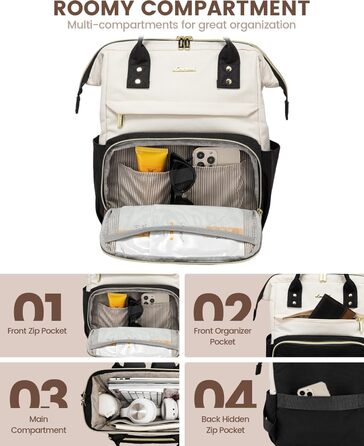 LOVEVOOK Рюкзак для жінок, великий, з відділенням для ноутбука 17.3 дюйма, шкільний, для підліток, дівчаток, для навчання, подорожей, бізнесу, водонепроникний, сірий, рожевий