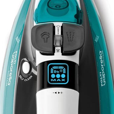 Відпарювач для одягу Polti Vaporella Quick&Slide Qs220 з цифровим дисплеєм та професійною підошвою Pro-Steam, 2400 Вт, 250 г/хв