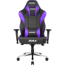 Ігрове крісло AKRacing Master Max, штучна шкіра PU, чорний/індиго, гарантія 5 років