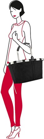 Хороший комплект для покупок для подорожей, 2 шт. складається з дорожньої сумки / кошика для покупок і дорожньої сумки-кулера / сумки-кулера в модному стилі (чорний/) (чорні точки)