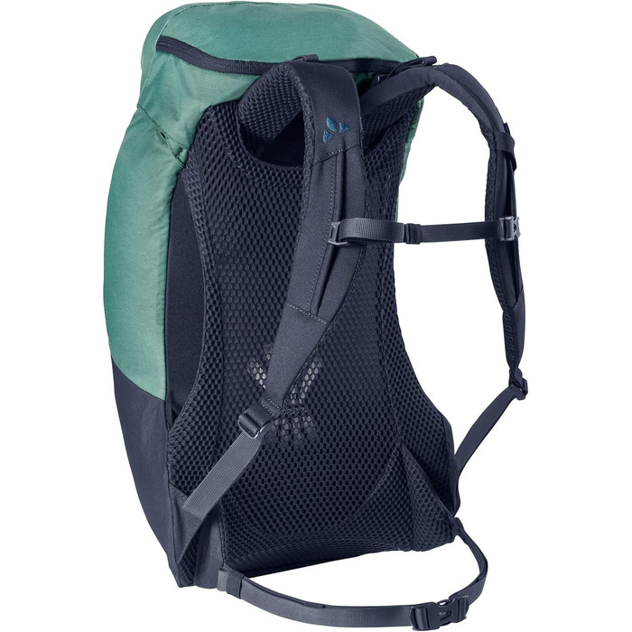 Жіночий туристичний рюкзак з вентиляцією спини - з дощовиком (One Size, Nickel Green), 24L -