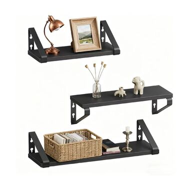 Набір полиць для стін Relaxdays (3 розміри)