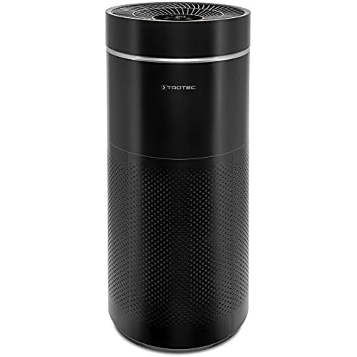 Повітряочисник Trotec AirgoClean 170+ – HEPA фільтр для алергіків – для приміщень до 42 м² / 105 м³, видаляє 99,97% частинок, 5 режимів роботи з турбо-режимом, білий (чорний)