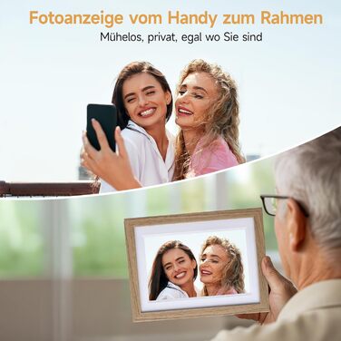 Роллеї Smart Frame WiFi 1010: Цифровий фоторубіж з Wi-Fi, 10,1