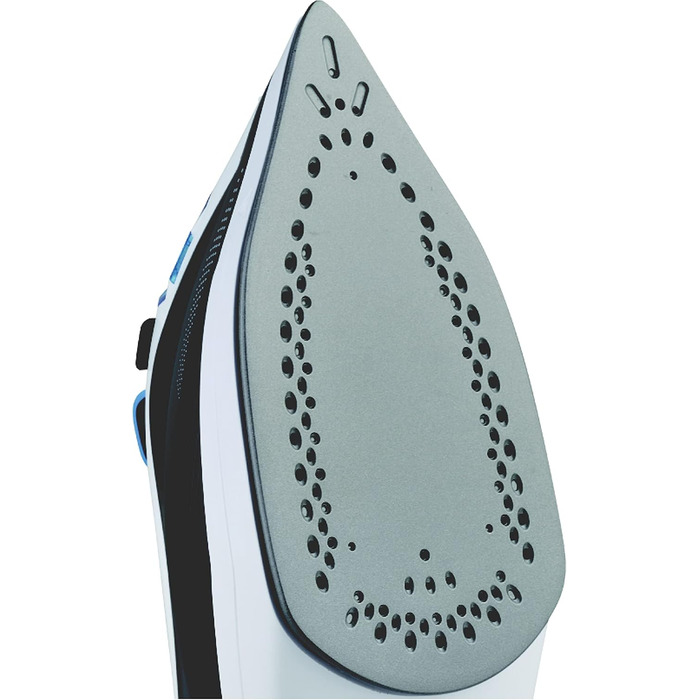 Праска з парою Silva-Homeline DB 2201: антикапля, антинакип, самоочищення, 2200 Вт, темно-сірий/білий/блакитний