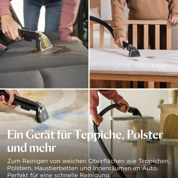 Портативний мийник для килимів Bissell SpotClean C5: для дому, авто, човнів та диванів