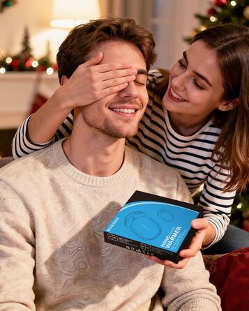 Електричні грілки для рук BOSONER 2 шт. 6000mAh USB, портативні, для чоловіків та жінок, чорні