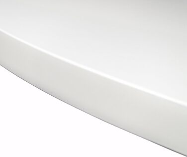 Круглий обідній стіл Skraut Home Zen | 90x90x77 см | на 4 особи | Білий | Міцні матеріали