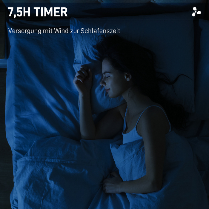 Вентилятор підлоговий з функцією зволоження повітря, тихий, мобільний, з пультом дистанційного керування, чорний