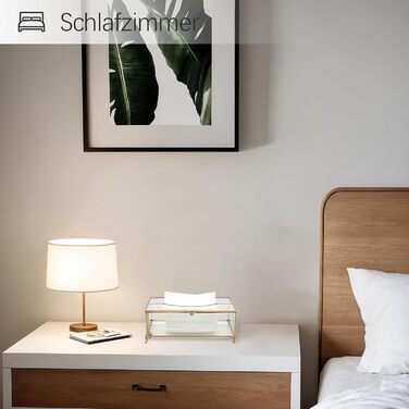 Скляна коробочка для серветок SLHEQING Gold - прямокутна, для ванної, вітальні, спальні, офісу (прозора)