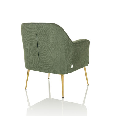 Крісло-релакс Тассос, тканина зелена, hjh LIVING