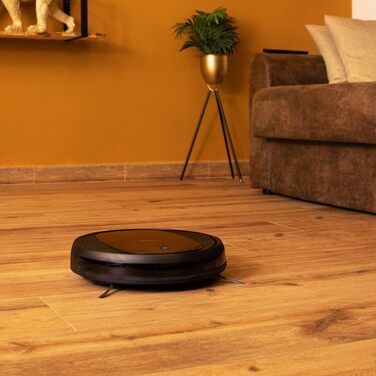 Пылесос робот Cecotec Conga Perfect & Clean Connected Titanium, 2100 Па, 160 хв, 10 режимів, Jalisco Brush, Чорний