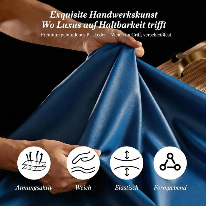 Офісний стілець Efomao XXL 200 кг з підставкою для ніг, штучна шкіра, висока спинка, регульовані підлокітники, підтримка попереку, сірий - для дому та офісу