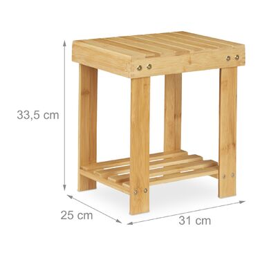 Відпочивальний бамбуковий підніжок для ніг Relaxdays