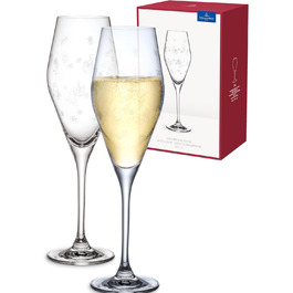 Набір келихів для шампанського та шампанського Villeroy & Boch Toy's Delight (2 шт.), кришталеве скло, для святкування, миється в посудомийній машині
