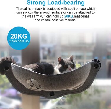 Шезлонг для кішок XLSBZ до 20 кг 67х25 см сірий
