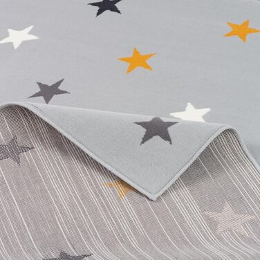 Килимок дитячий та молодіжний Stars Grey Mix, 5 розмірів, 120x170 см