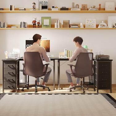 Комп'ютерний кутовий стіл Coleshome 100x70 см з 4 шухлядами, білий/чорний, для офісу, робочого кабінету, спальні