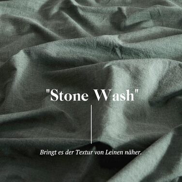 Набір постільної білизни SOULFUL 155x220, бавовна, салатовий, 2 шт. (1x155x220, 1x80x80)