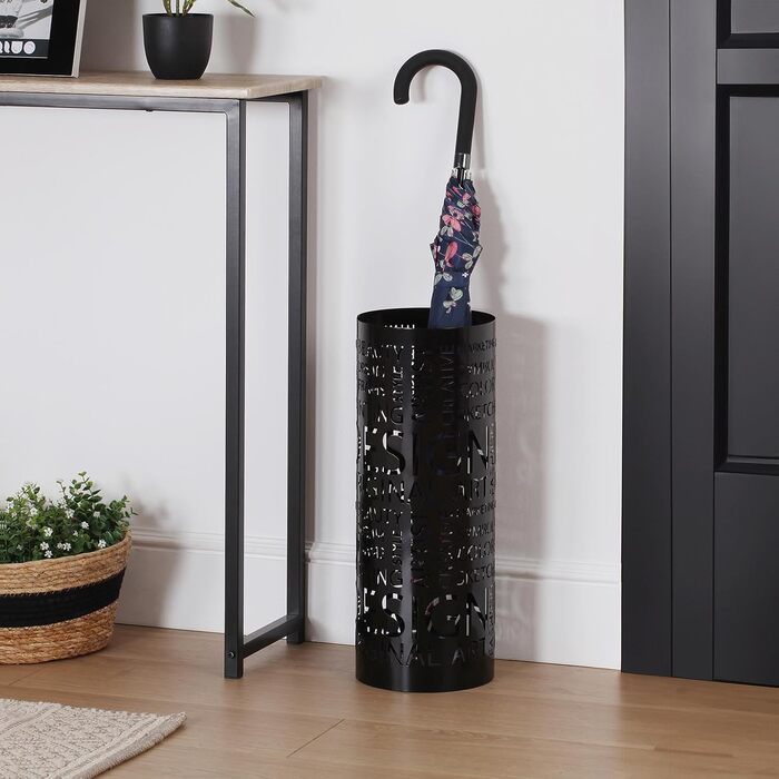 Підставка для парасоль підлогова Versa Original Design, білий метал, 49 x 19 x 19 см