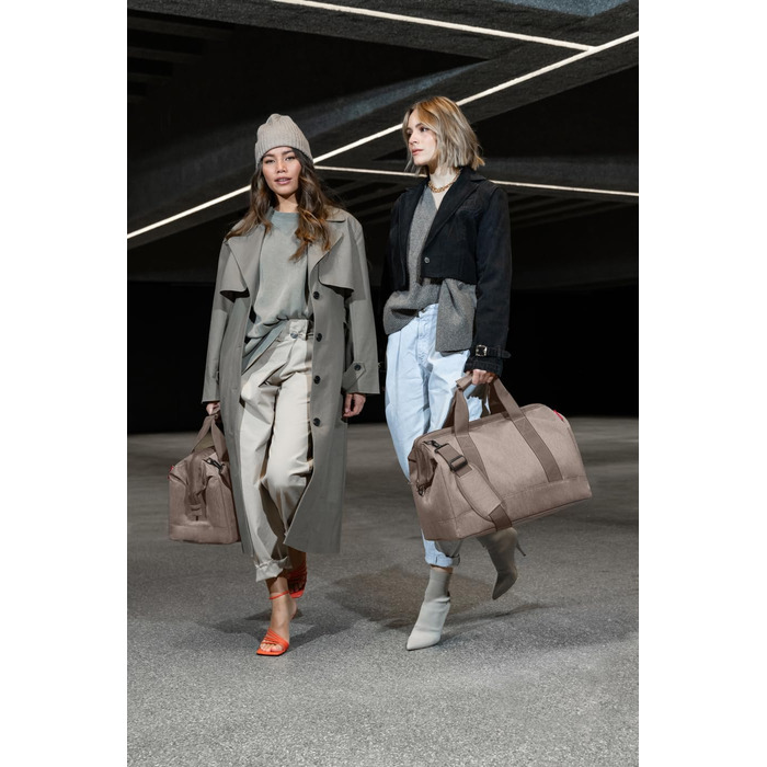 Сумка-органайзер Reisenthel Allrounder M – універсальна модель для подорожей, роботи та відпочинку, стильний дизайн, Herringbone Mokka