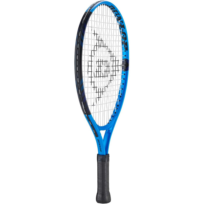 Ракетка Dunlop D Tr Fx Jnr 19 Strung 175г чорна - синя рукоятка Розмір 0000