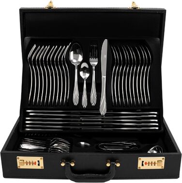 Набір столових приборів Karl Hausmann на 12 осіб (72 шт.) - нержавіюча сталь, для миття в посудомийній машині