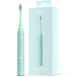 Електрична звукова зубна щітка Ordo Sonic Lite з 35 000 імпульсів/хв, для дорослих, 2 режими, акумулятор до 5 тижнів, таймер, водонепроникність, USB-C, з шалфеєм