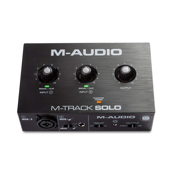 M-Audio M-Track Duo - USB аудіоінтерфейс для запису, стрімінгу та подкастингу (2 XLR/Line входи, 48kHz)